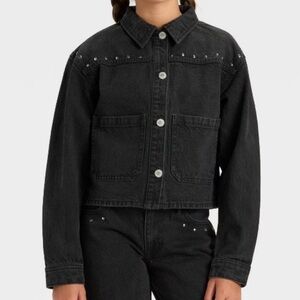 Art Class Girls Black Denim Jacket